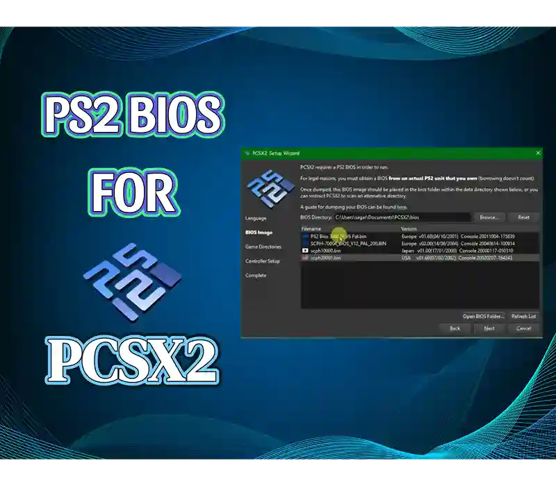 ps2 bios europe for pcsx2