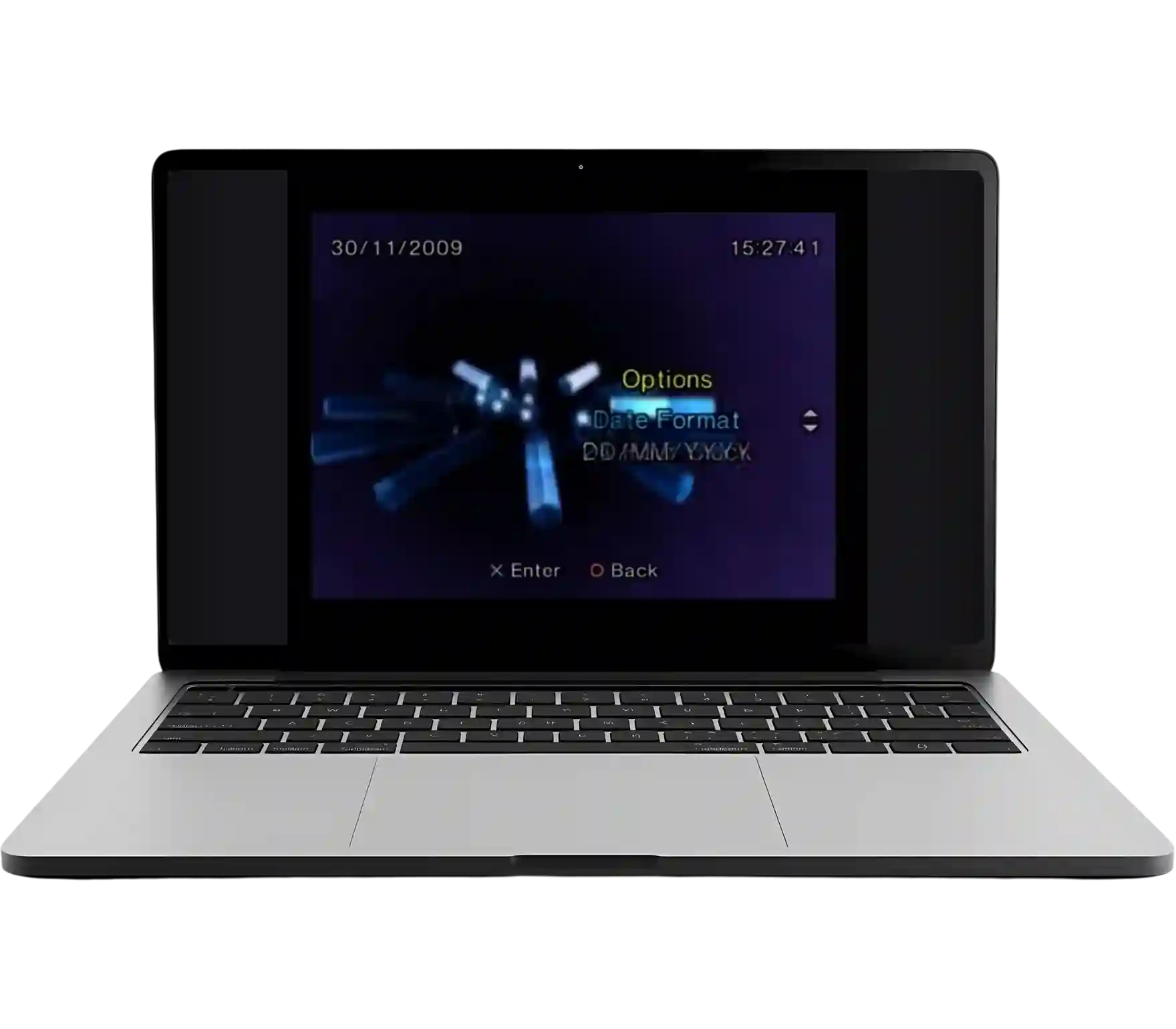 Boot menu of ps2 on mac