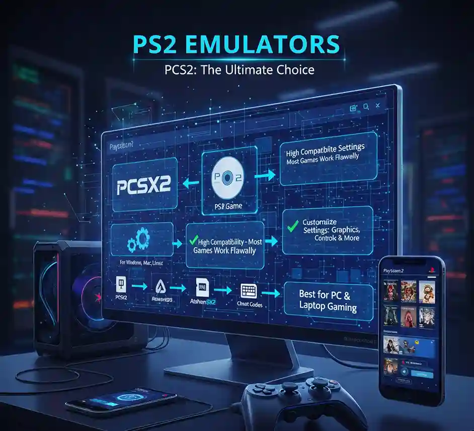 PCSX2 (For Windows, Mac, Linux)