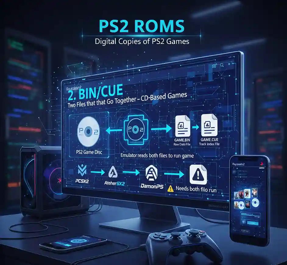 The BINCUE Format Handling CD-Based PS2 Games