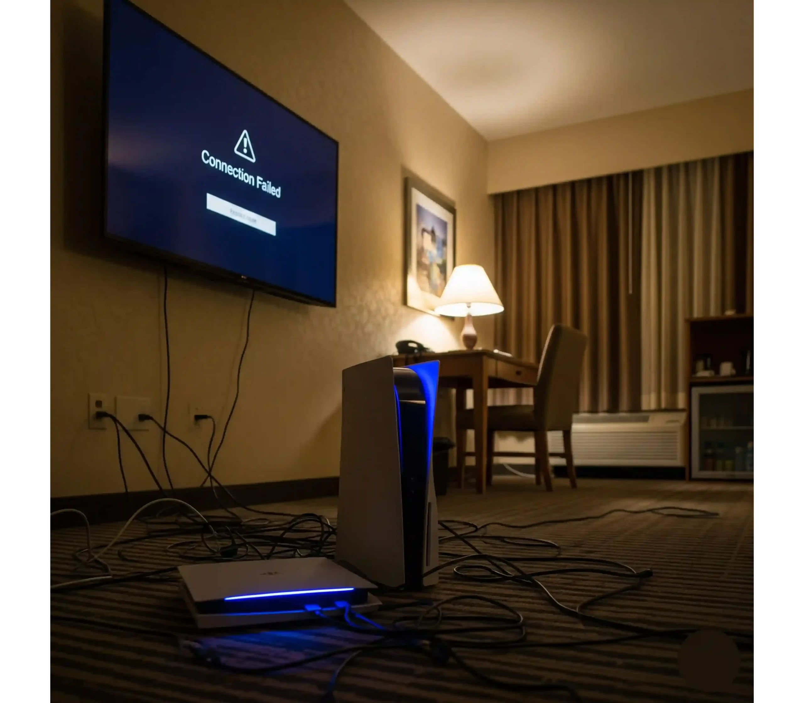 Connect PS5 to Hotel WiFi