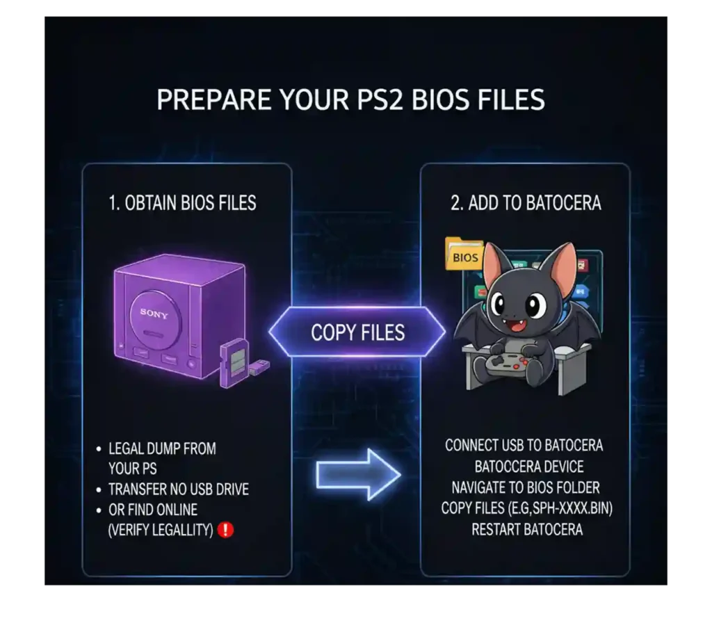  Prepare Your PS2 BIOS Files