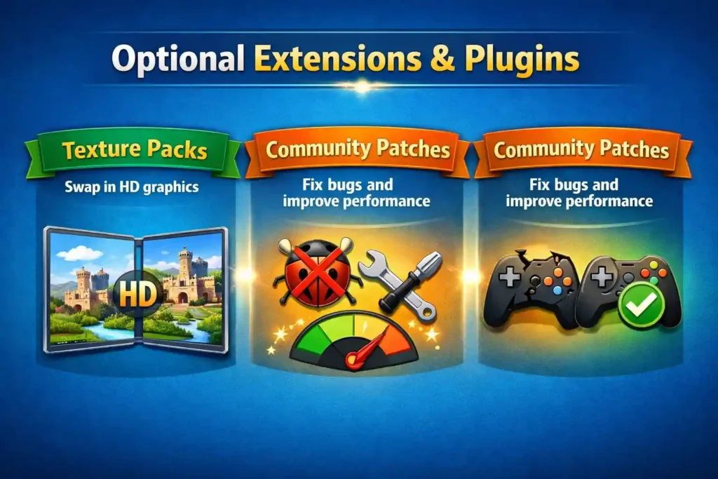 Extensions and Plugins in PPSSPP