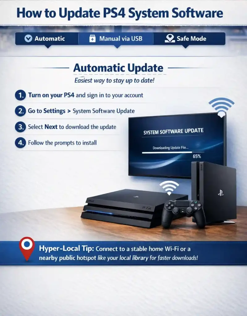 Update PS4 System Software