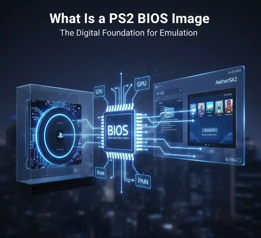 What is a PS2 BIOS Image – The Digital Foundation for Emulation, PCSX2 and AetherSX2