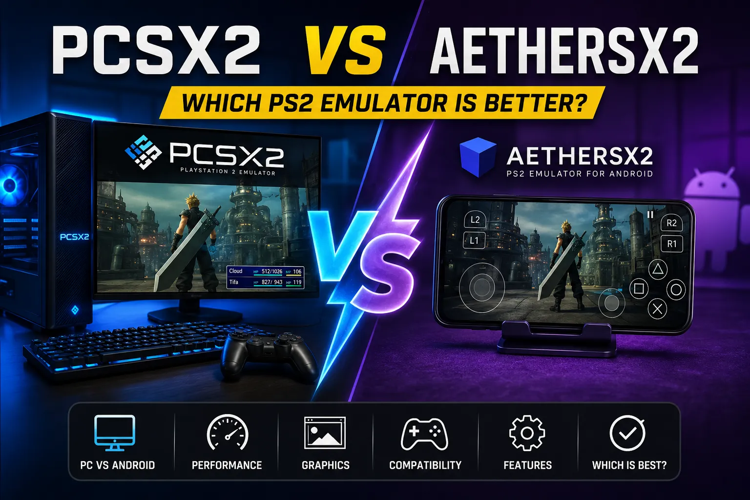 PCSX2 vs AetherSX2